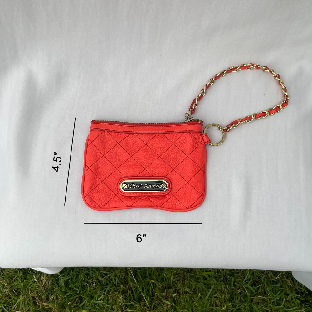 Betsey Johnson Quilted Wristlet